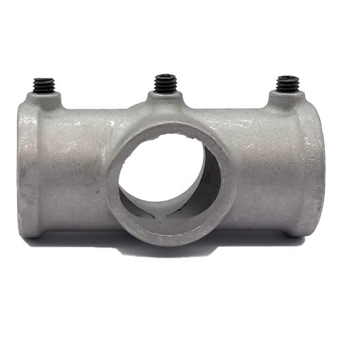 Two Socket Cross Aluminum Structural Pipe Fitting
