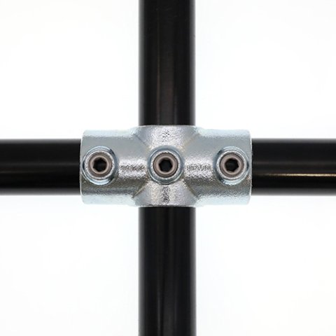 119R Galvanized Pipe Connector Fittings Reducing Two Socket Cross