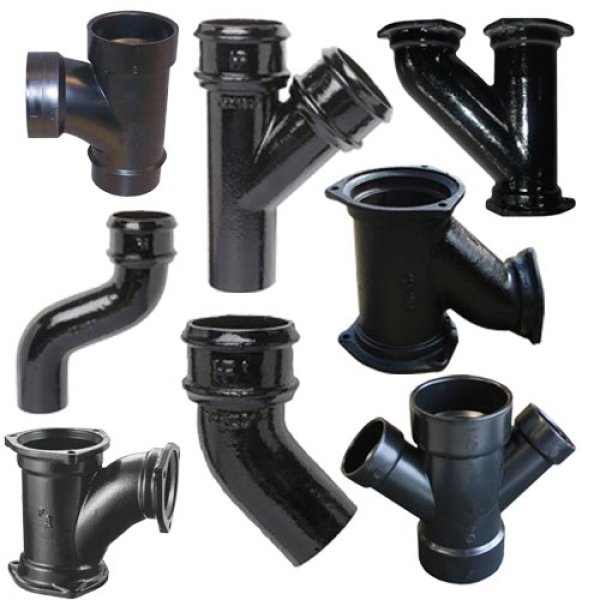 Custom Cast Iron Drain Pipe Fittings