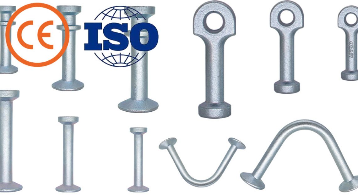 Get Higher Quality 2.5 Ton Double Head Precast Concrete Lifting Anchors
